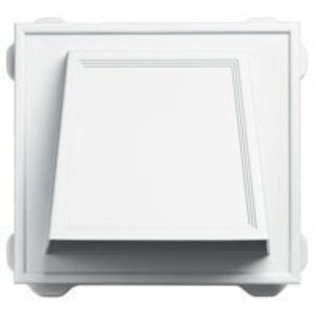 BUILDERS EDGE BUILDERS EDGE 140056774001 Hooded Vent, 25 sq-in Net Free Ventilating Area, White 140056774001